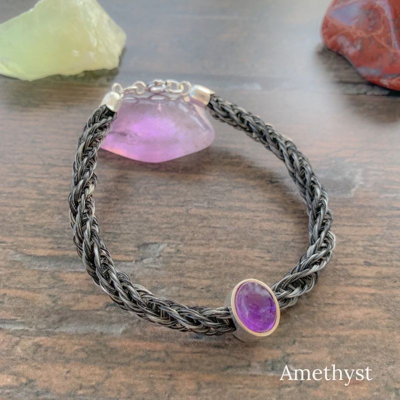 Mounted Equi-Crystal Bracelet